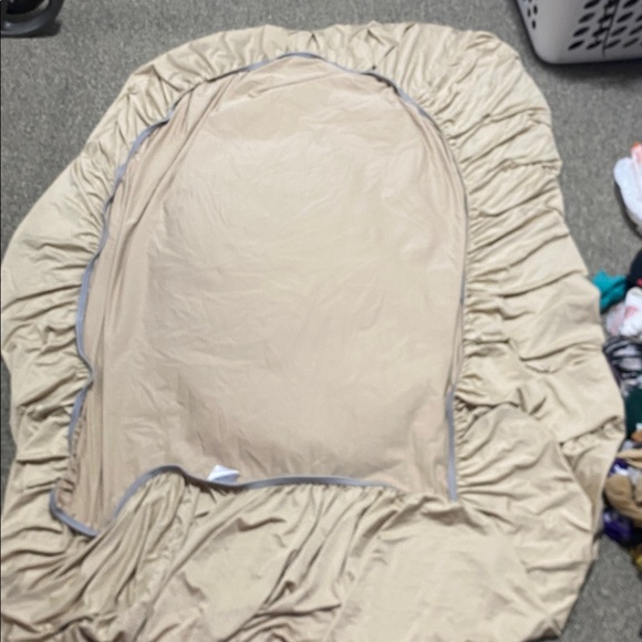 SHEEX Nightfall Fitted Cooling Bed Sheet in Color Sand Dune Size King / Cal King - Picture 3 of 8